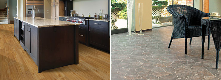 Downs luxury vinyl kitchen dining room